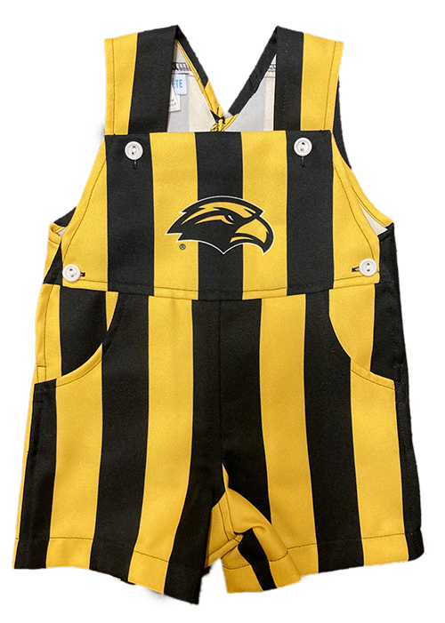 Vive La Fete, Inc. Baby Striped Team Overall with Eagle Head