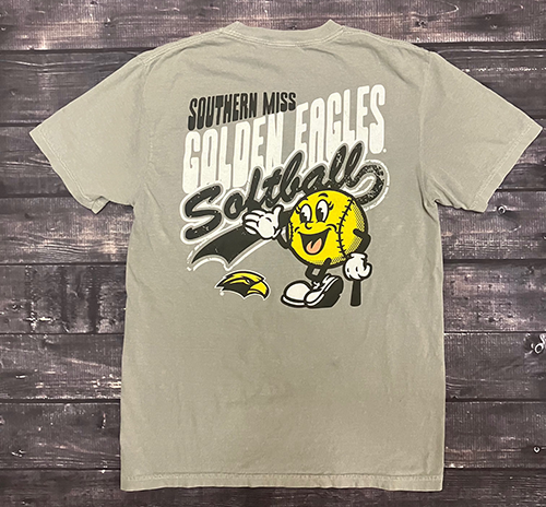 T-Shirt Short Sleeve Retro Vibe Softball