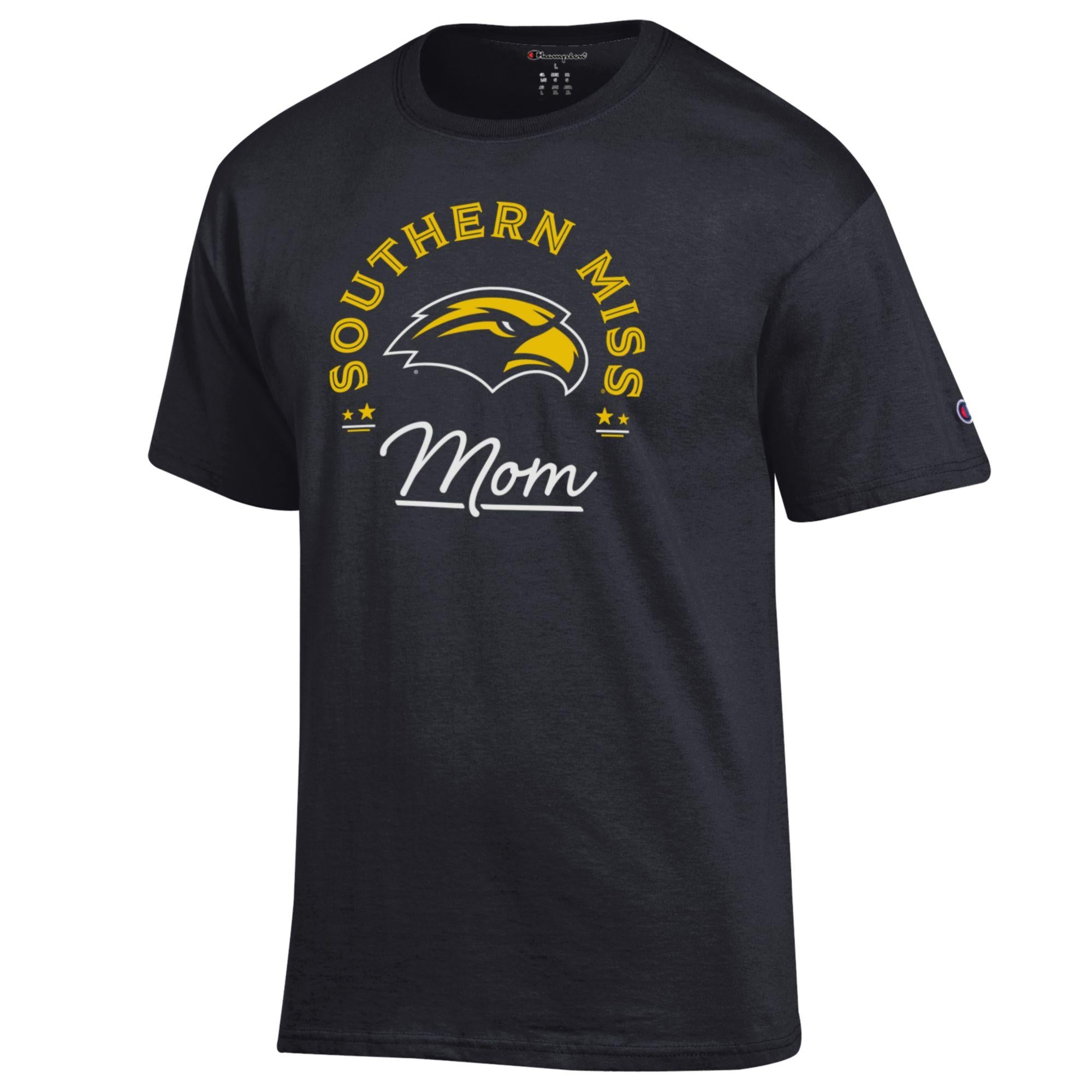 T-Shirt Short Sleeve Basic Southern Miss Mom Script