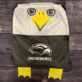 Tote Backsack Paws N Claws Eagle Eagle Head Southern Miss