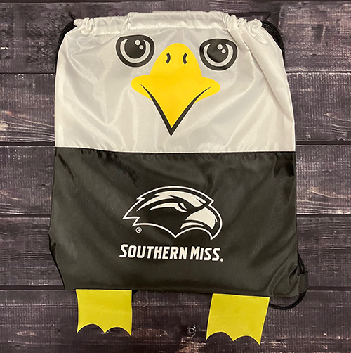Tote Backsack Paws N Claws Eagle Eagle Head Southern Miss
