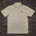 Columbia Polo Men's Short Sleeve Westside Country Floral Pattern with Stacked USM