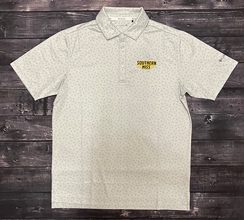 Polo Men's Short Sleeve Southern Miss Bars Rolling Hills Palm Leaves Pattern