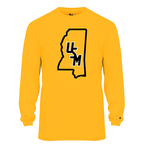 T-Shirt Long Sleeve B-Core State of Mississippi Stacked USM