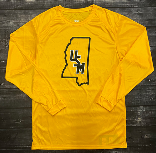 T-Shirt Long Sleeve B-Core State of Mississippi Stacked USM
