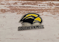 Auto Emblem Sparta Pewter Eagle Head Southern Miss