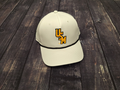 Uscape Apparel Cap Baseball Five Panel Classic Bill Rope Black Stacked Embroidered Adjustable