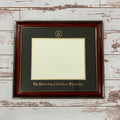Frame Diploma #2 Classic Mahogany Gold Trim Embossed Black Mat