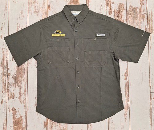 Columbia Short Sleeves Men's Tamiami with Eagle Head Southern Miss