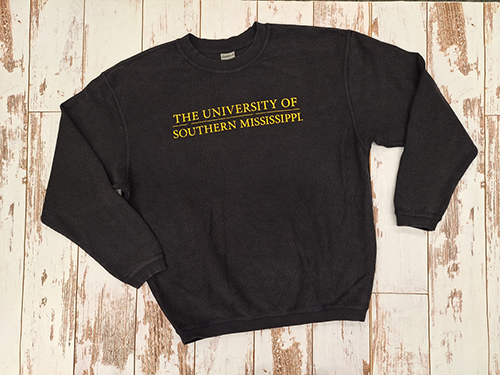 Sweatshirt Crewneck Corded University Of Southern Miss Bar