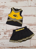 Toddler Girls 2 Piece Cheerleader Lollipop Park Glitter Eagle Head