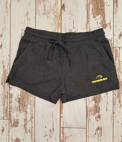 Short Women's Corded Rib Knit Eagle Head Southern Miss