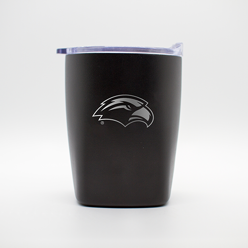 Tumbler 10 oz Rocks Powdercoat Eagle Head Etch