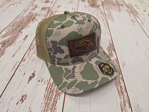 Cap Baseball Rectangle Old School Patch Eagle Head