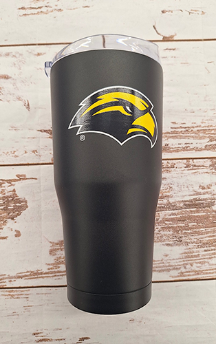 Tumbler 30 oz Flipside Powdercoat Eagle Head Southern Miss with Lid