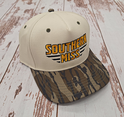 Cap Baseball Heritage Bill Bottomland with Southern Miss Bars
