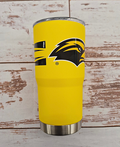 Tumbler with Lid 360 Stripes Eagle Head