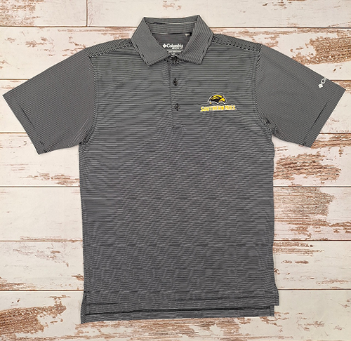 Columbia Polo Men's Short Sleeve Double Hit Pinstripes