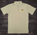 Columbia Polo Men's Short Sleeve Double Hit Pinstripes Eagle Head Southern Miss