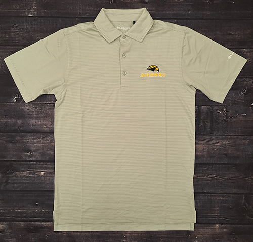 Columbia Polo Men's Short Sleeve Double Hit Pinstripes