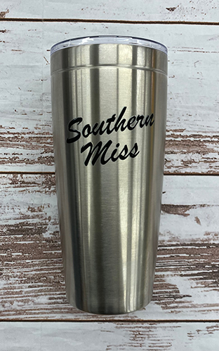 Tumbler 20 oz Viking Nova Southern Miss Script Black