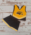 Toddler Cheerleader 2 Piece V-neck
