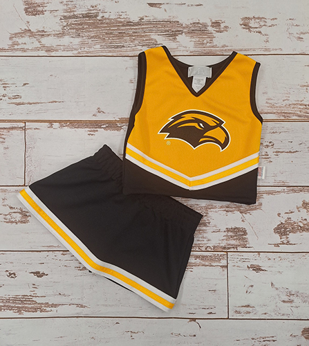 Toddler Cheerleader 2 Piece V-neck