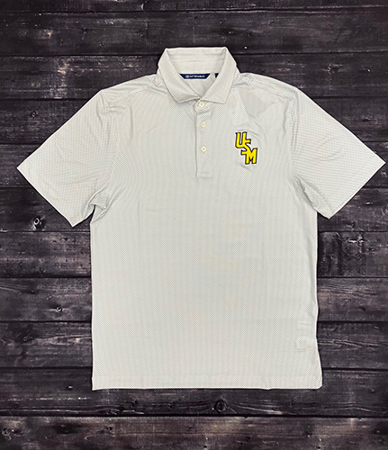 Cutter & Buck Men's Pike Eco Symmetry Recycled Polo with Stacked USM