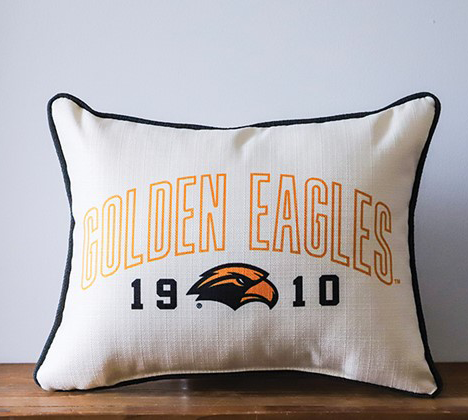 Pillow Collegiate Clean Arch Golden Eagle