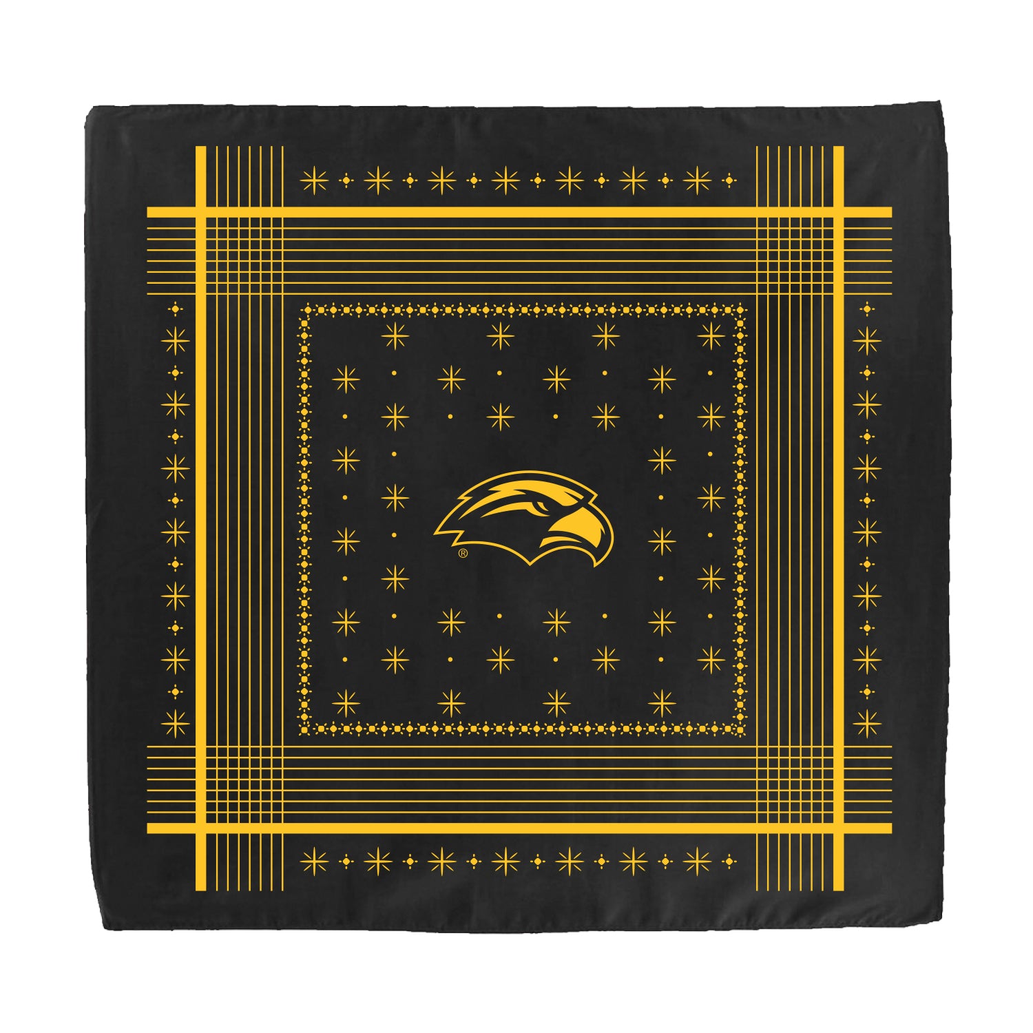 Bandanna Lined Sparkles Eagle Head