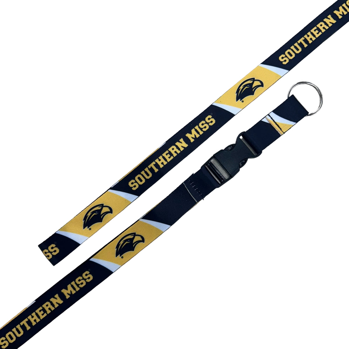 Lanyard with Sublimated Eagle Head Southern Miss