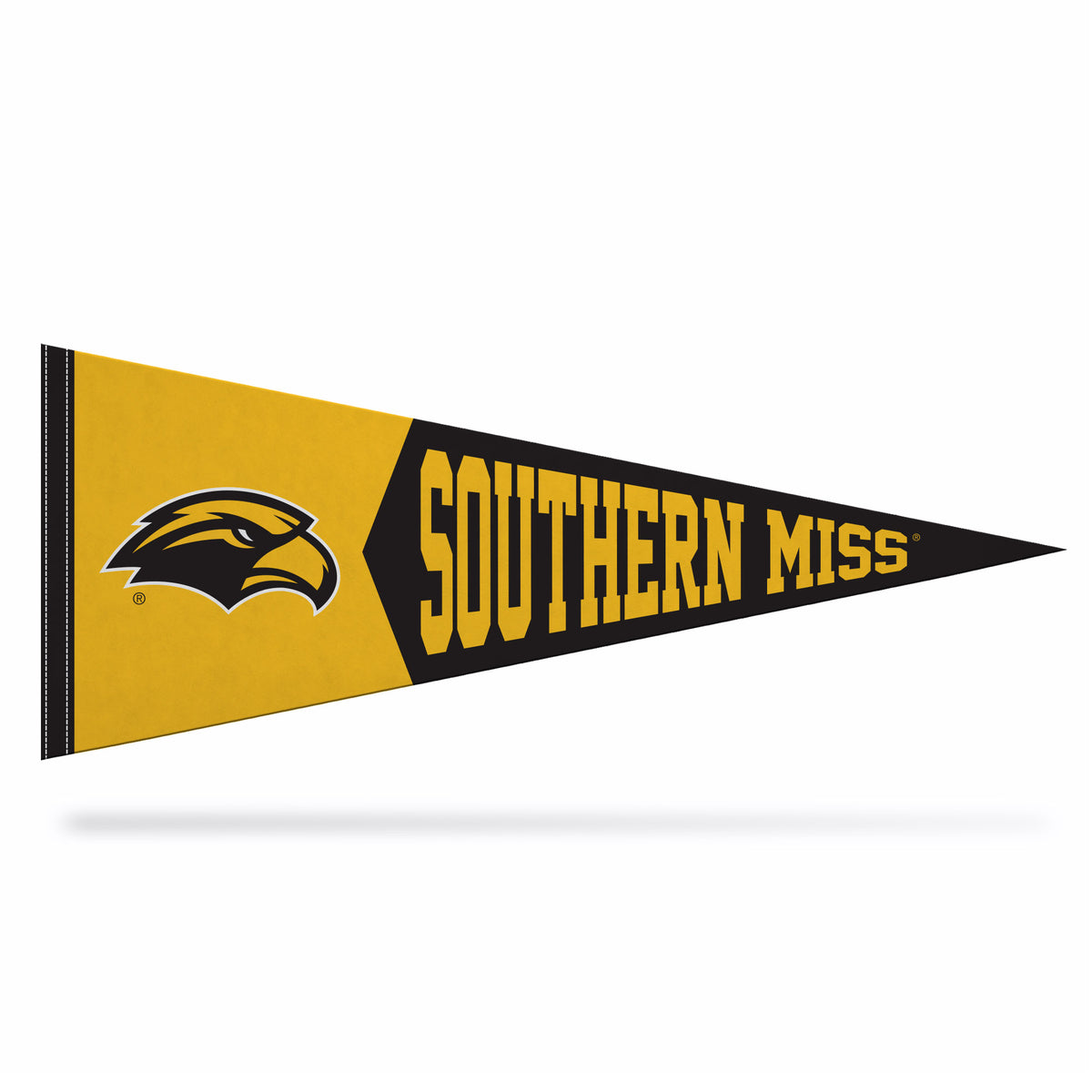 Soft Felt Pennant with Eagle Head Southern Miss