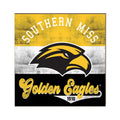 Retro Wooden Sign with Eagle Head