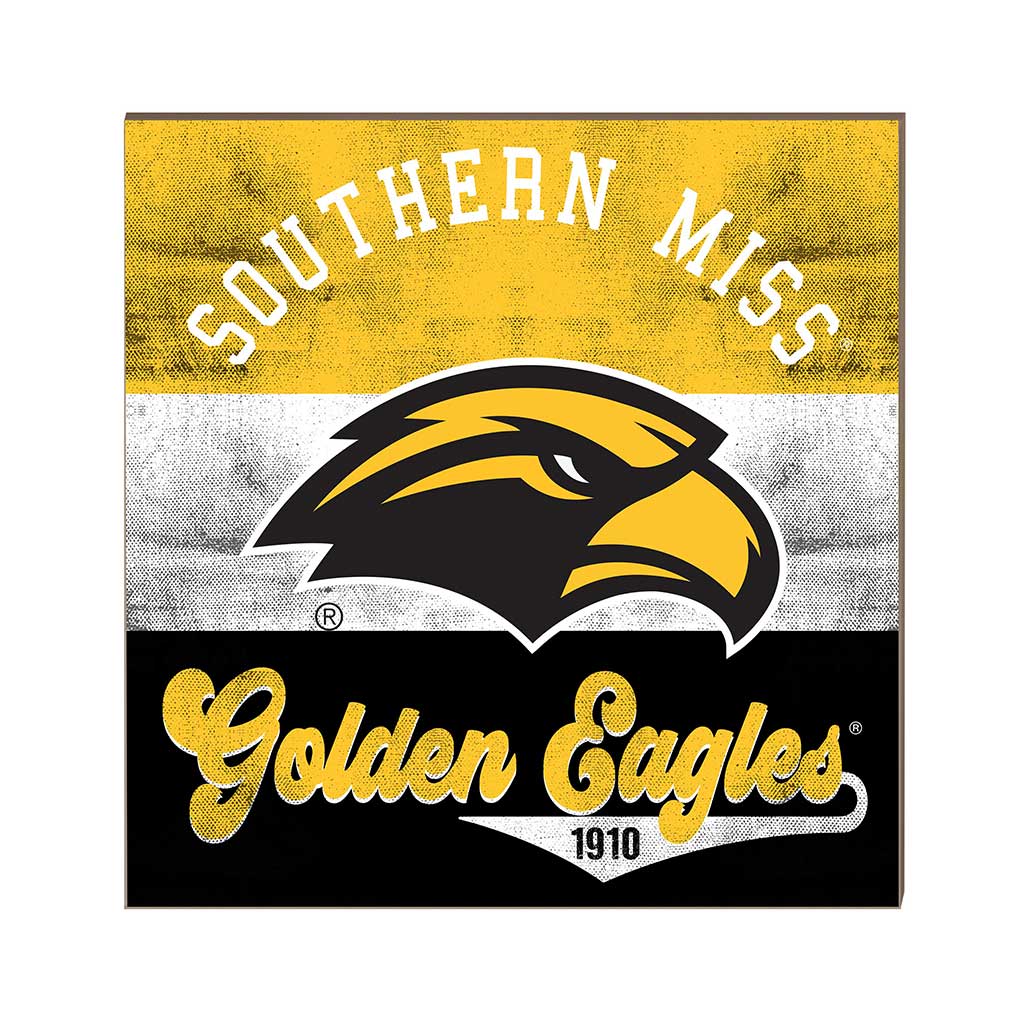Retro Wooden Sign with Eagle Head