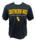 Youth T-Shirt Short Sleeve B-Core Southern Miss Baseball with Stacked USM