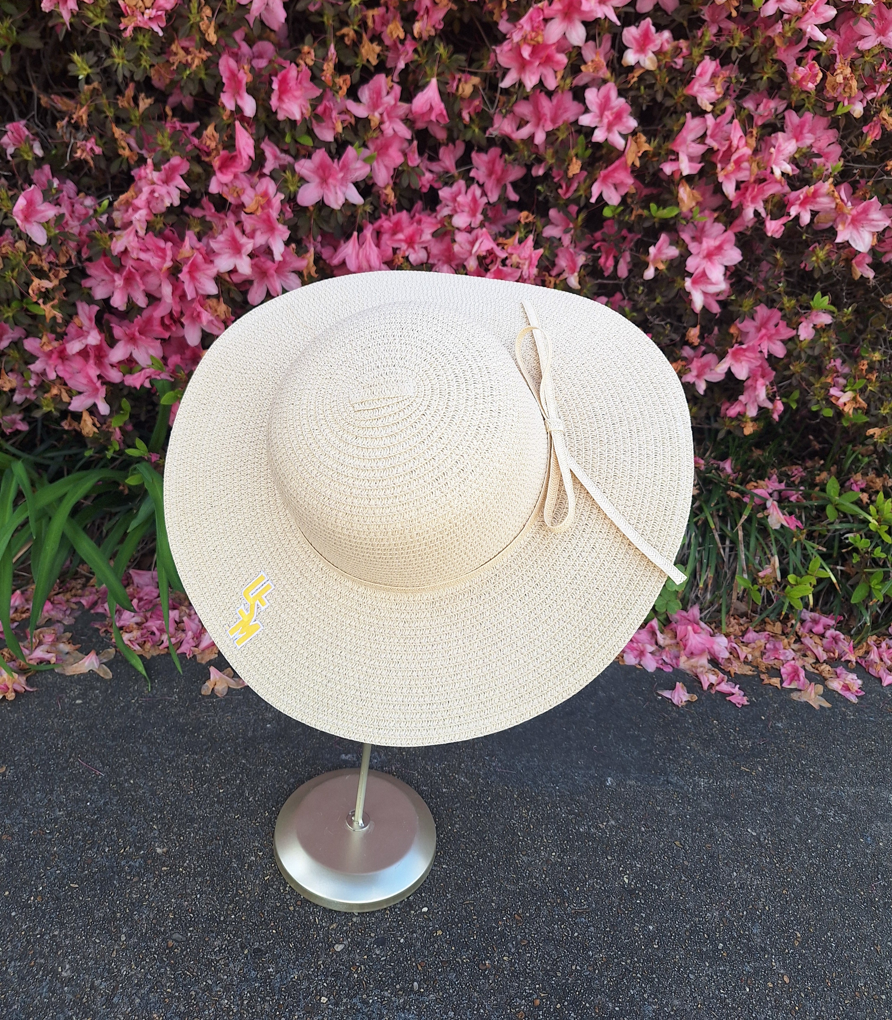 Hat Women's with Bow Stacked USM