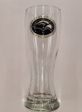Footed Pilsner with Eagle Head Pewter Emblem