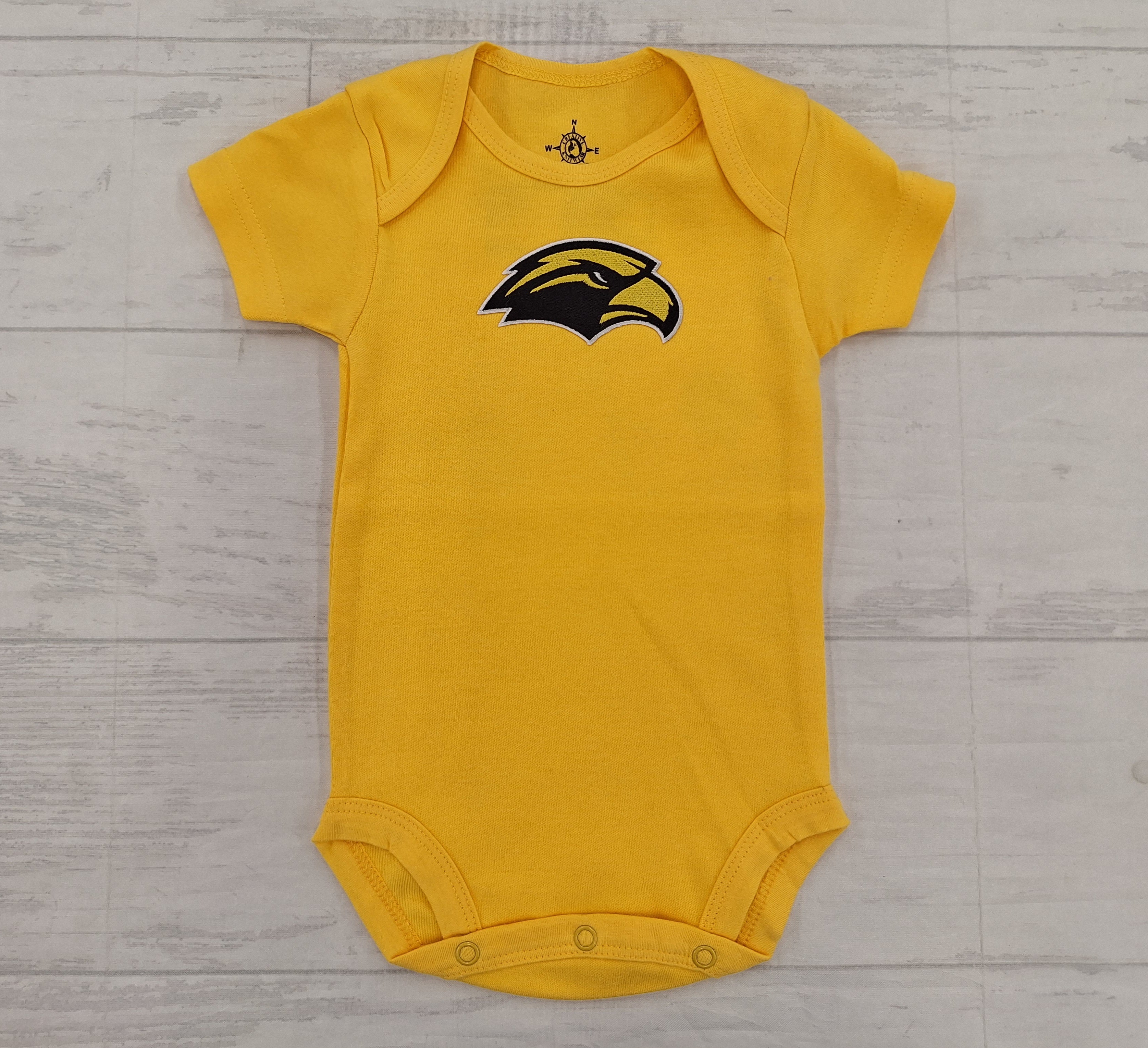 Solid Baby Onesie with Eagle Head