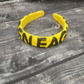 Beaded Spirit Headband with Golden Eagles