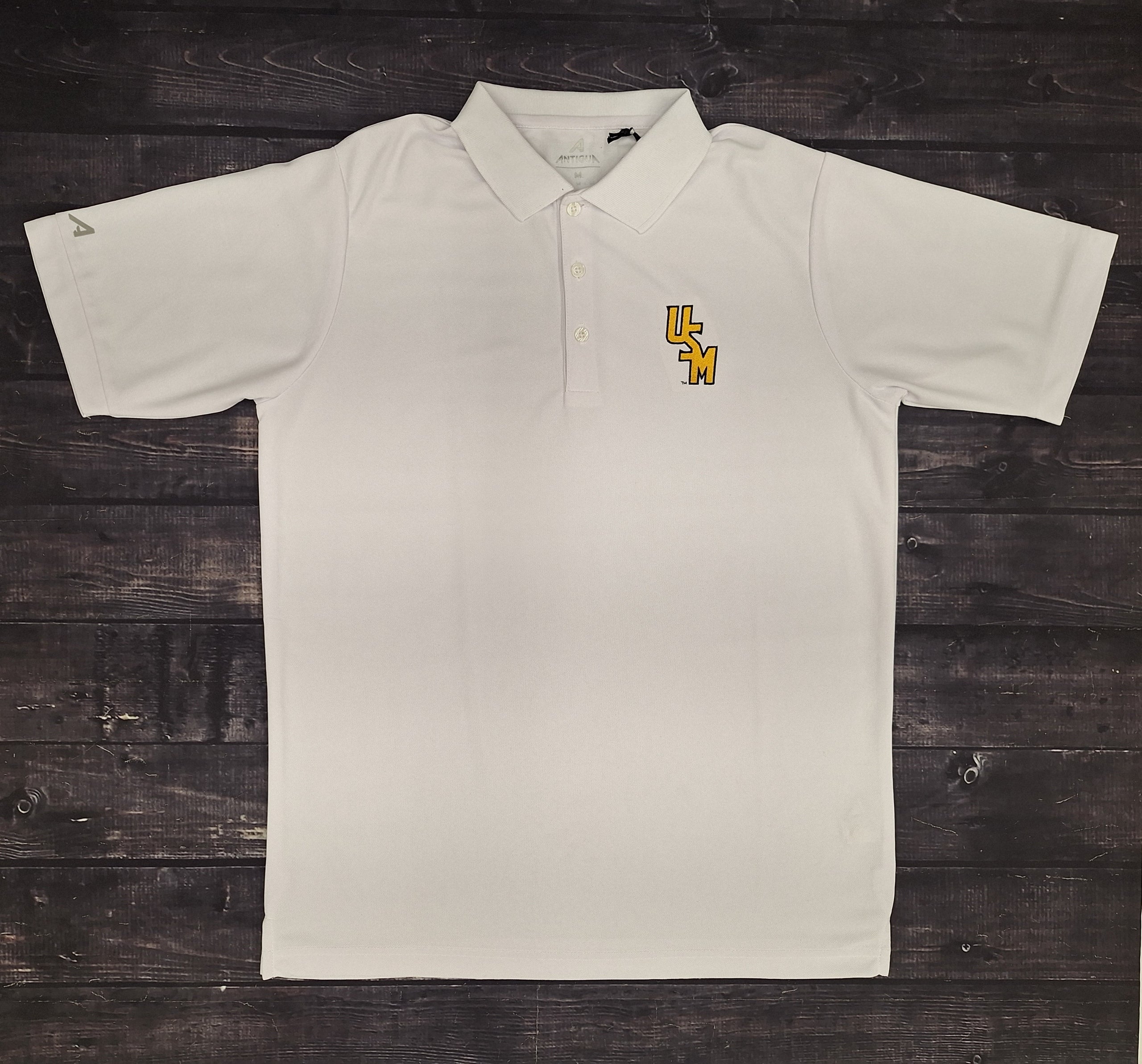 Antigua Men's Legacy Pique Polo with Stacked USM