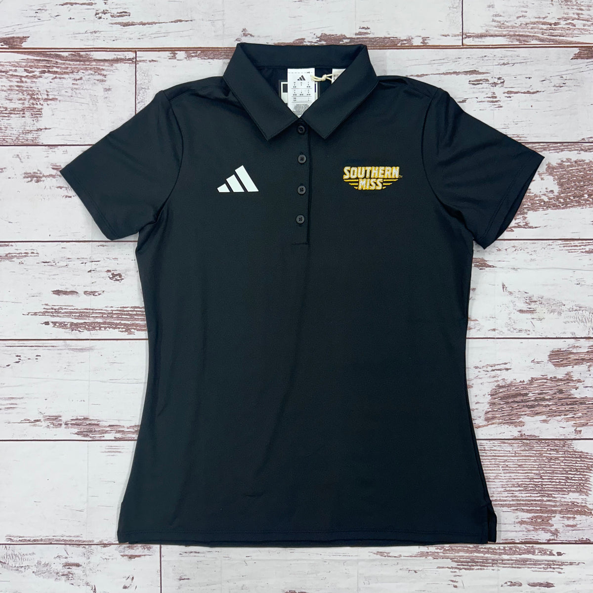Adidas Women's Ultimate 365 Solid Polo with Southern Miss Bars