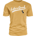 Blue 84 T-Shirt Short Sleeve Life is Good Stacked USM