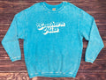 Sweatshirt Crewneck Corded Retro Southern Miss Script