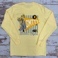 Pennant Stripes and Bows Long Sleeve T-Shirt with Golden Eagles