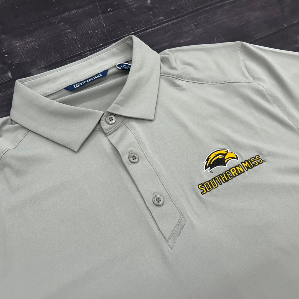 Cutter & Buck Men's Forge Eco Recycled Polo with Eagle Head Southern Miss