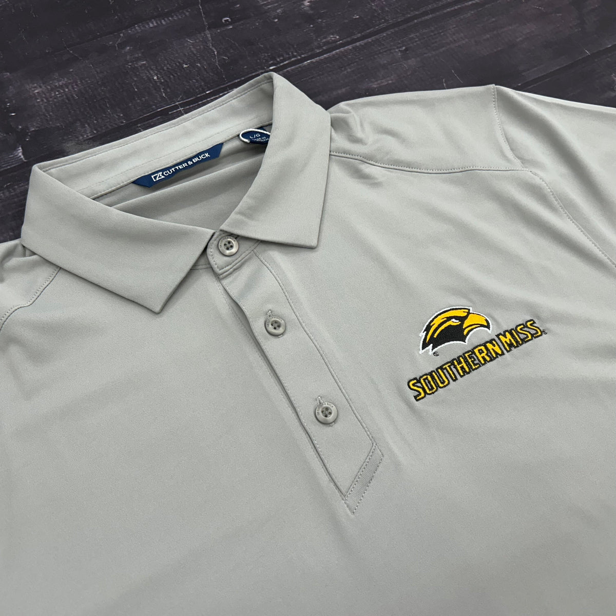 Cutter & Buck Men's Forge Eco Recycled Polo with Eagle Head Southern Miss