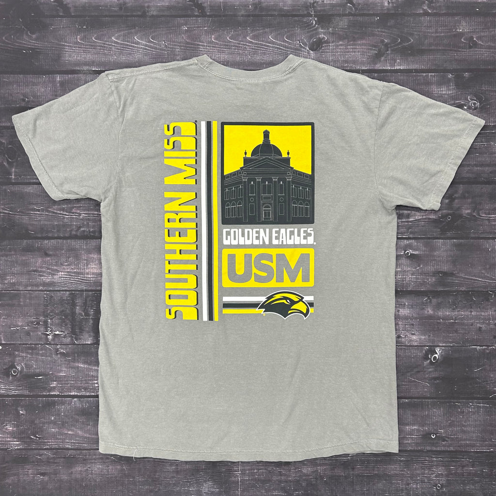 Retro Stripe Comfort Color Short Sleeve T-Shirt