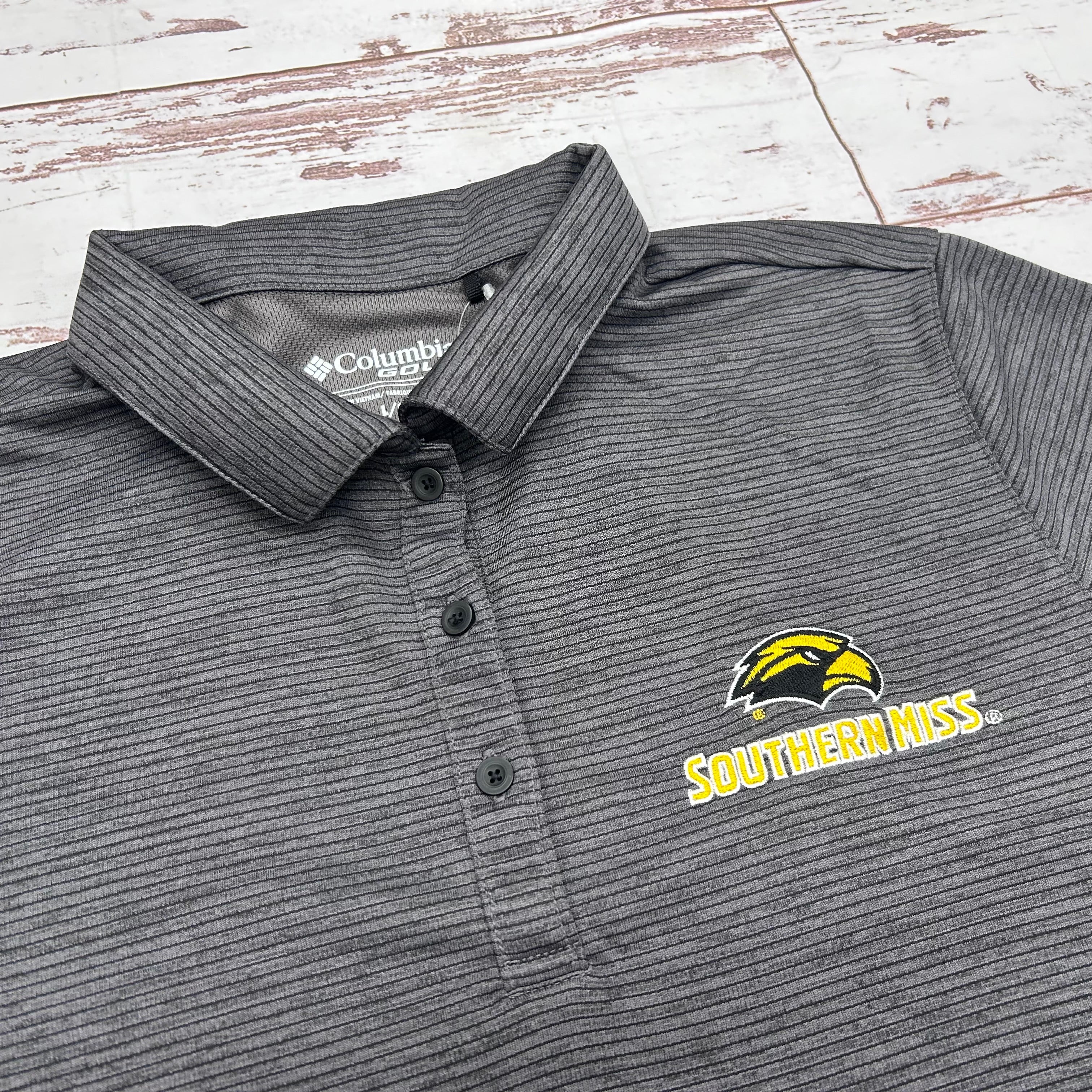 Polo Women's Left Chest Eagle Head Southern Miss