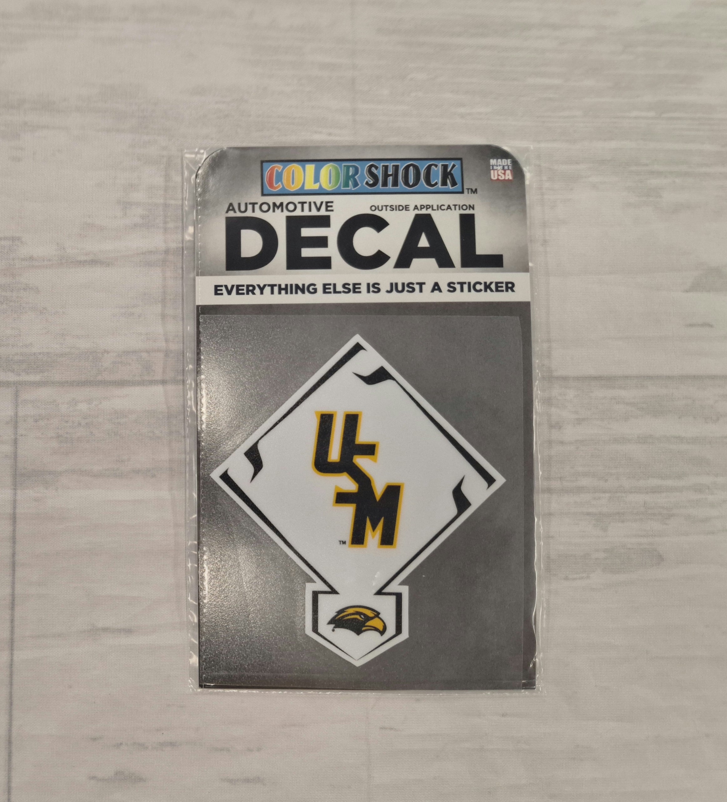 CDI Corporation Auto Decal Stacked USM On Home Plate Eagle Head