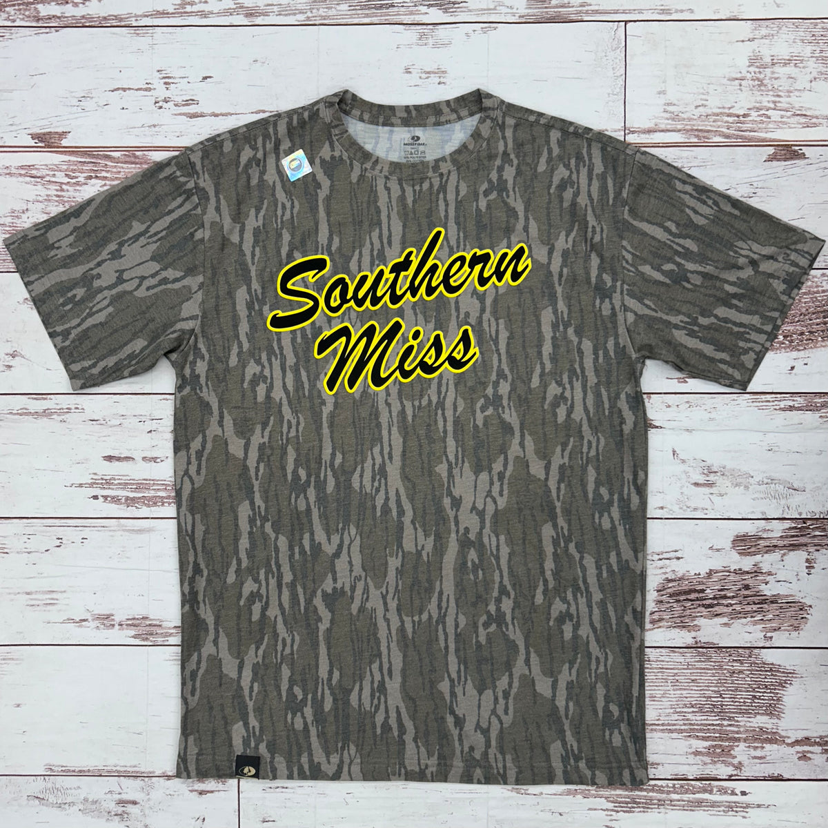 Mossy Oak Triblend Short Sleeve T-Shirt with Southern Miss Script